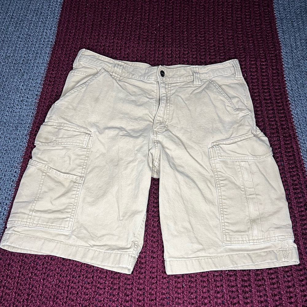 Carhartt Men's Light Tan Cargo Shorts